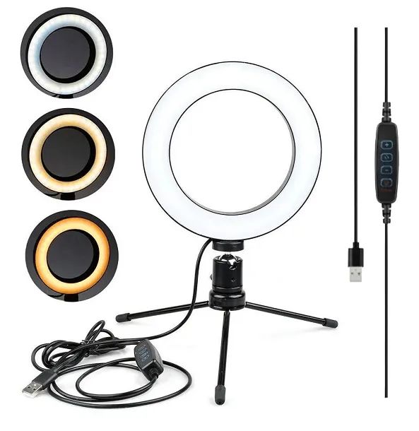 Ring Light de Mesa