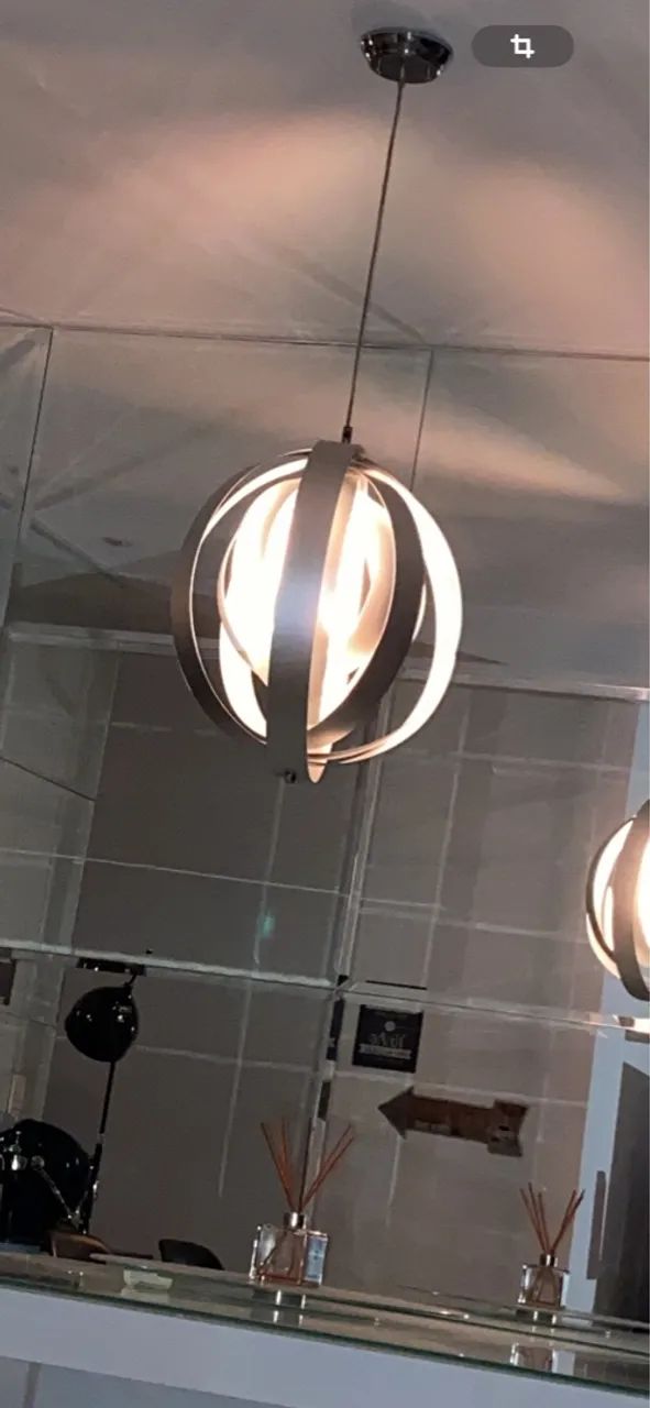 Lustre moderno esfera