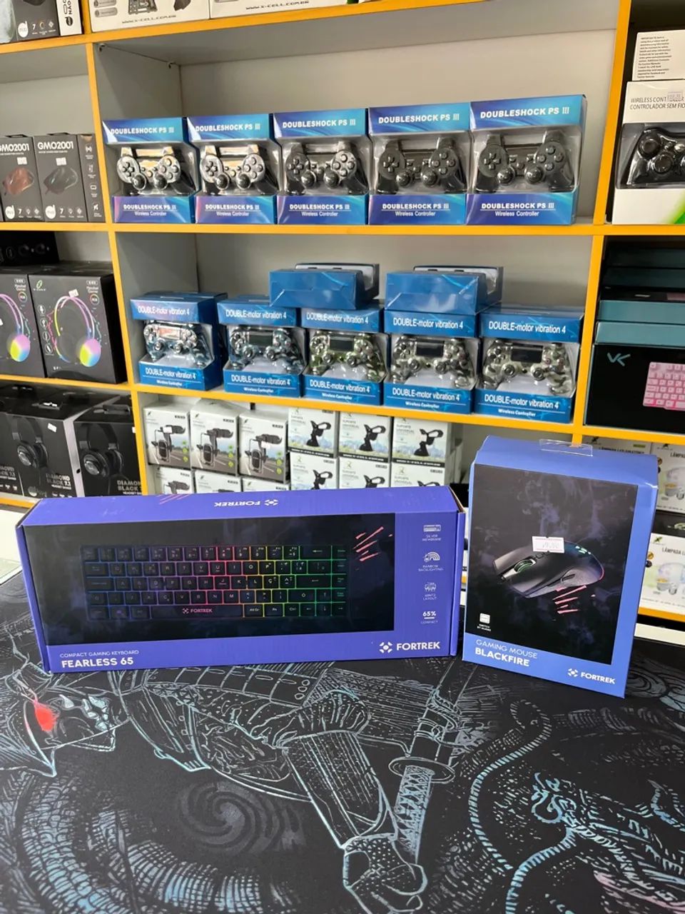 Teclado Gamer Fortrek + Mouse Gamer Blackfire RGB 