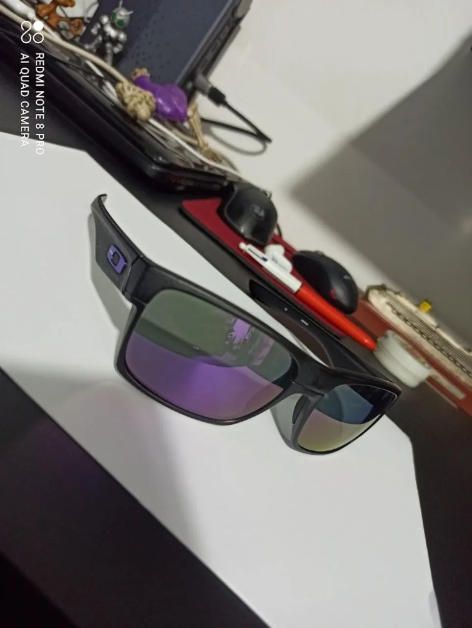Oculos Oakley TwoFace matte black violet iridium 