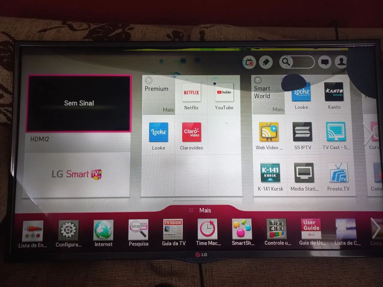 Tv's LG e Samsung 