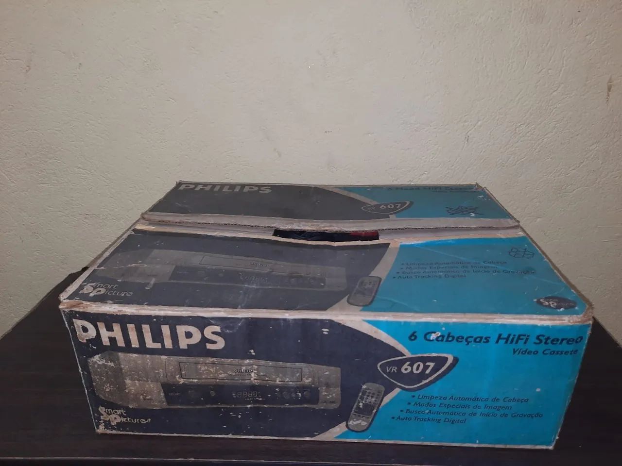 VÍDEO K-SETE PHILIPS VR 607  NA CAIXA ORIGINAL RETRÔ - Foto 3