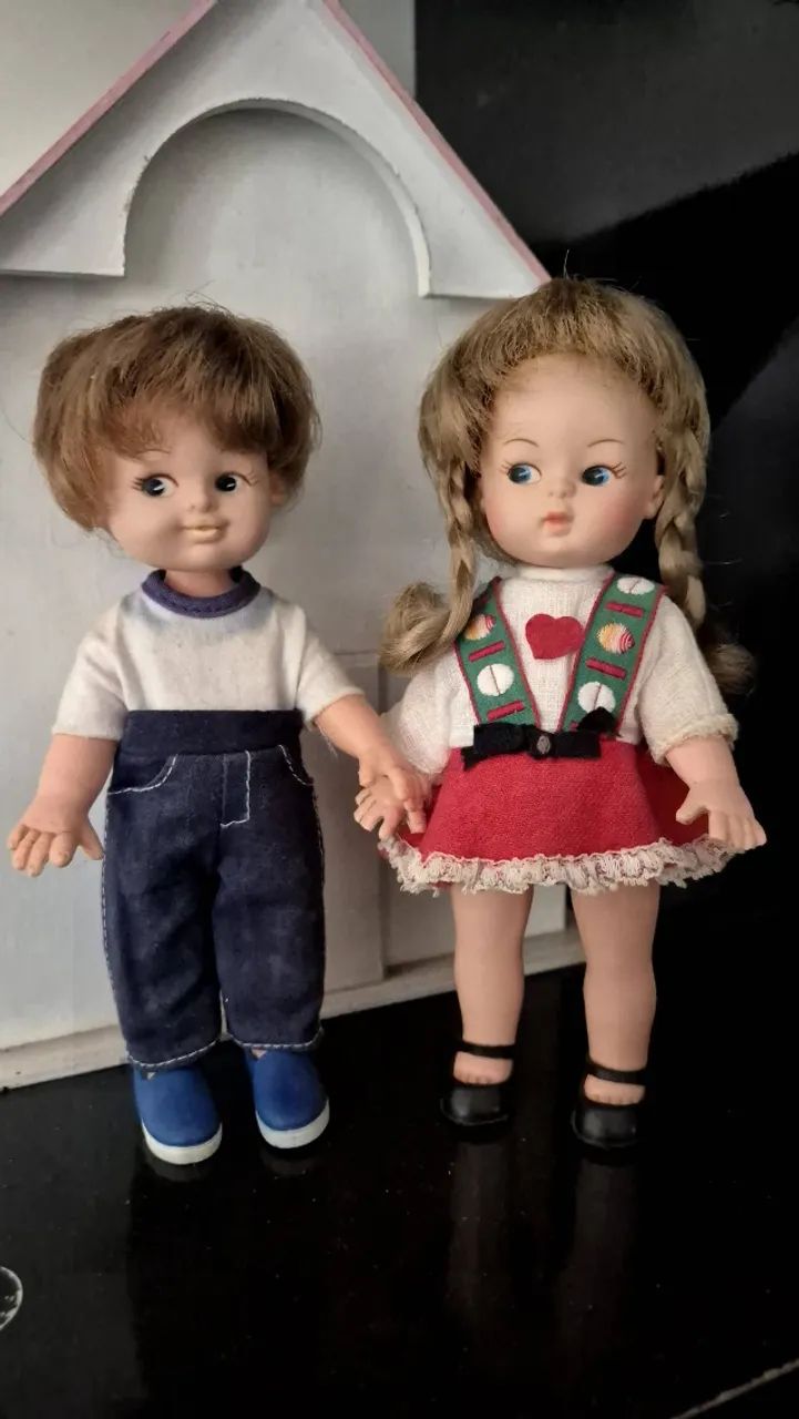 Boneca antiga Estrela.João e Maria.Mini dolls anos 70 - Foto 2