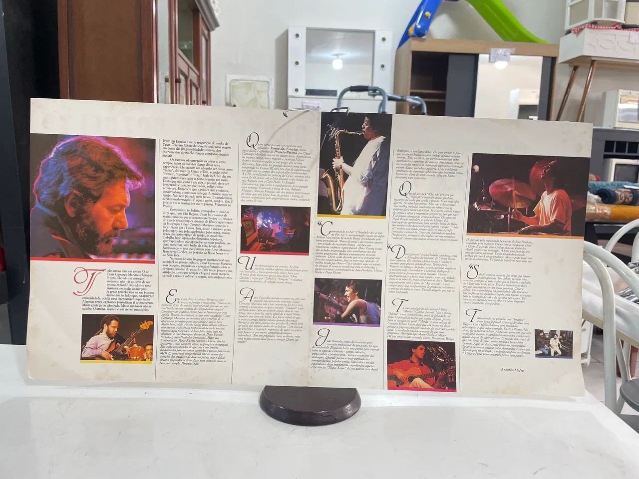 Disco de Vinil César Camargo Mariano e Prisma Ponte Das Estrelas  - Foto 4