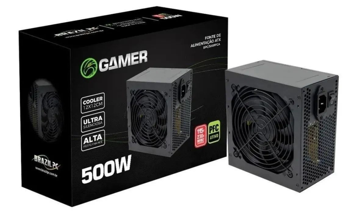 Fonte Brazil PC 500w - Foto 3