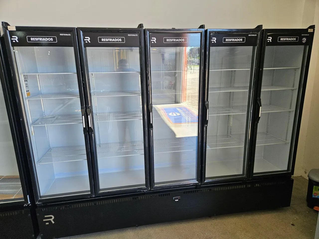 auto serviço refrigerada 5 portas para mercados e conveniências 