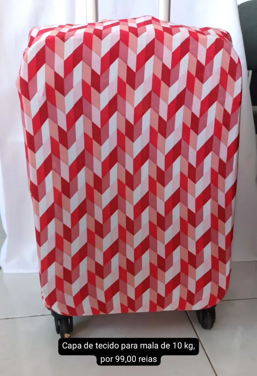 Capa de mala floral rosa 10kg - Foto 2