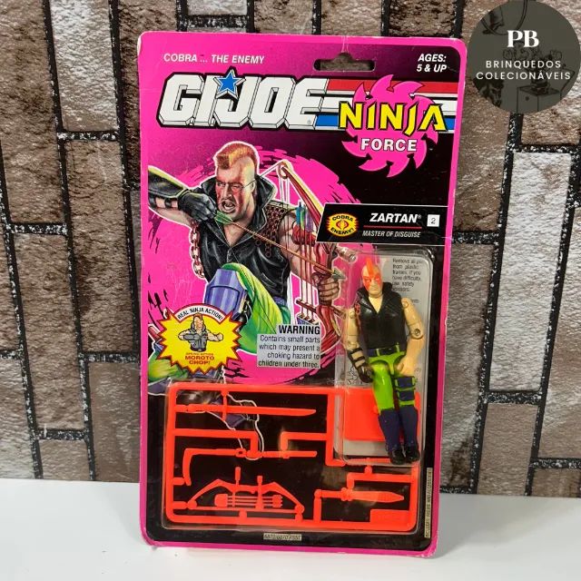 Comandos Em Ação Gi Joe Zartan - Ninja Force - Hasbro 1993