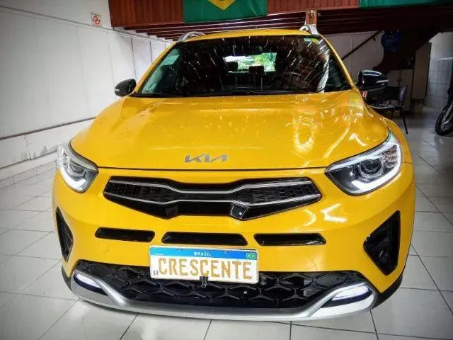 KIA STONIC SX 1.0 HIBRIDO TURBO GASOL/ELÉTR 2021/2022 AUTOMÁTICO AMARELA 2021/2022