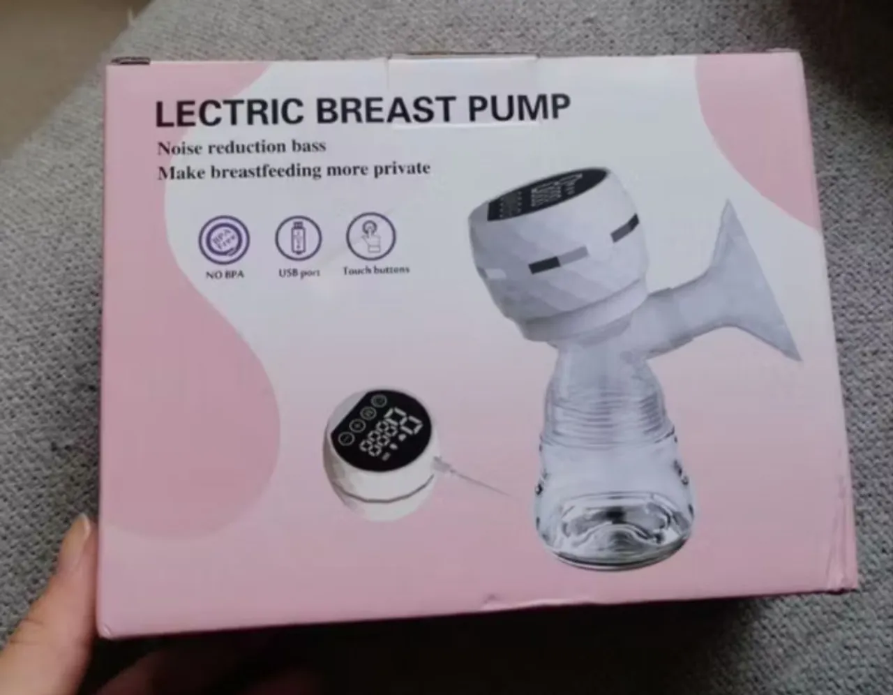 Bomba Elétrica de Amamentação - Silenciosa e Discreta
