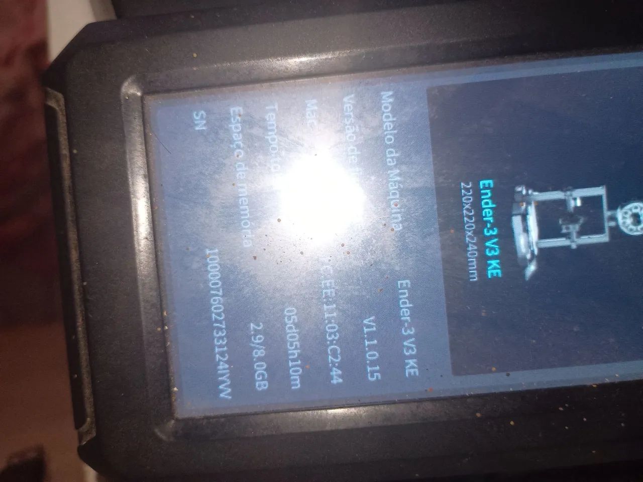 Ender 3 v3 SE and KE with accessories, several spare parts, upgraded with low usage64312423613827122