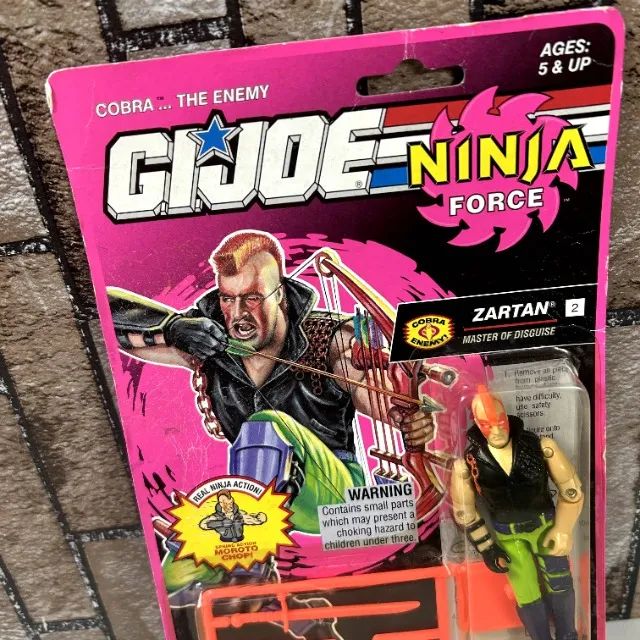 joe　ジョンシン Comandos Em Ação Gi Joe Zartan - Ninja Force - Hasbro 1993