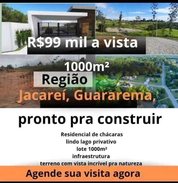 Imóvel para venda possui 1000 metros quadrados em Fazenda Palao Alpes de Guararema - Guara