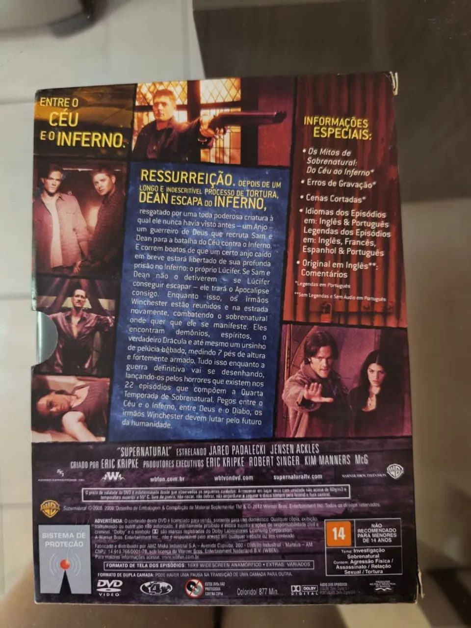 Dvd Supernatural - 4° Temporada  - Foto 2