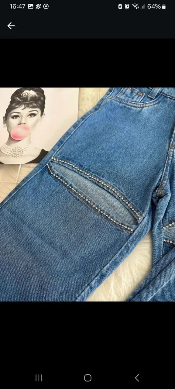Calça jeans infantil de 2 até 16 anos - Foto 2
