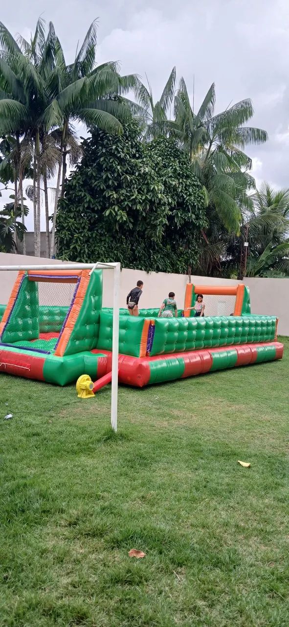 Pula pula, Inflável, futebol de sabão, tobogã, toboagua, casinha de bolinha - Foto 3