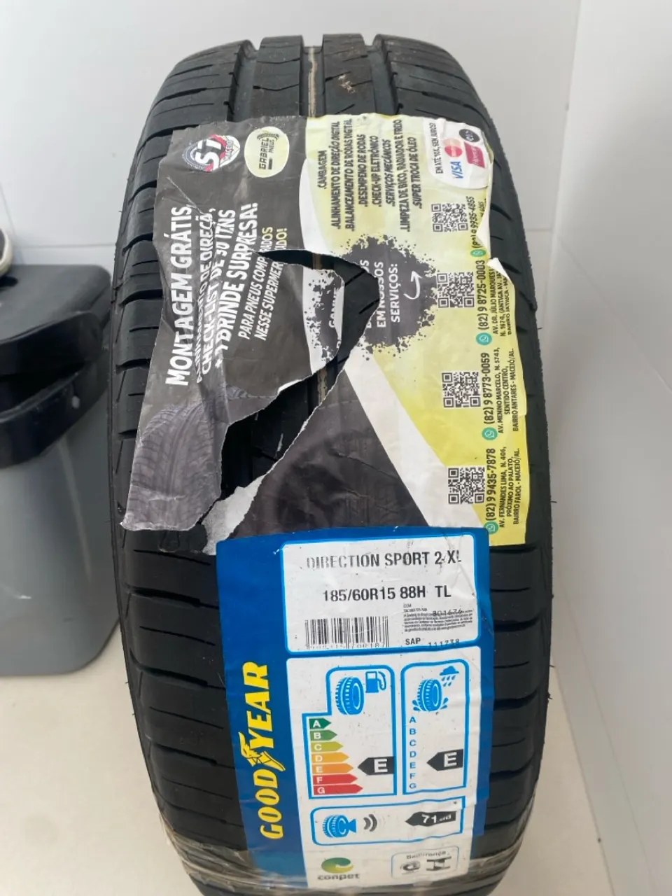 Pneu Goodyear Direction Sport 2 XL 185/60R15 88H