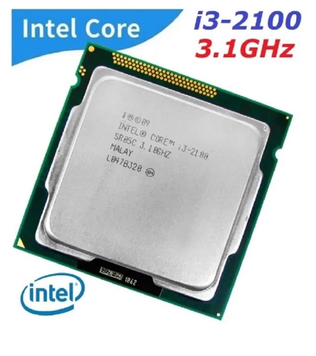 Processador Intel Core I3-2100 3.10 Ghz LGA1155 (Intel HD Graphics) para PCs