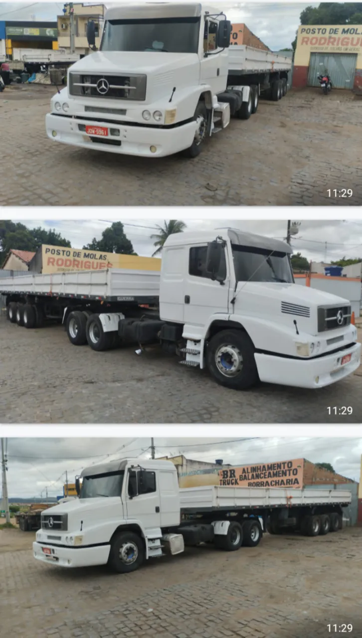 Cavalo MERCEDES BENZ 1634 2007 e carreta 2005