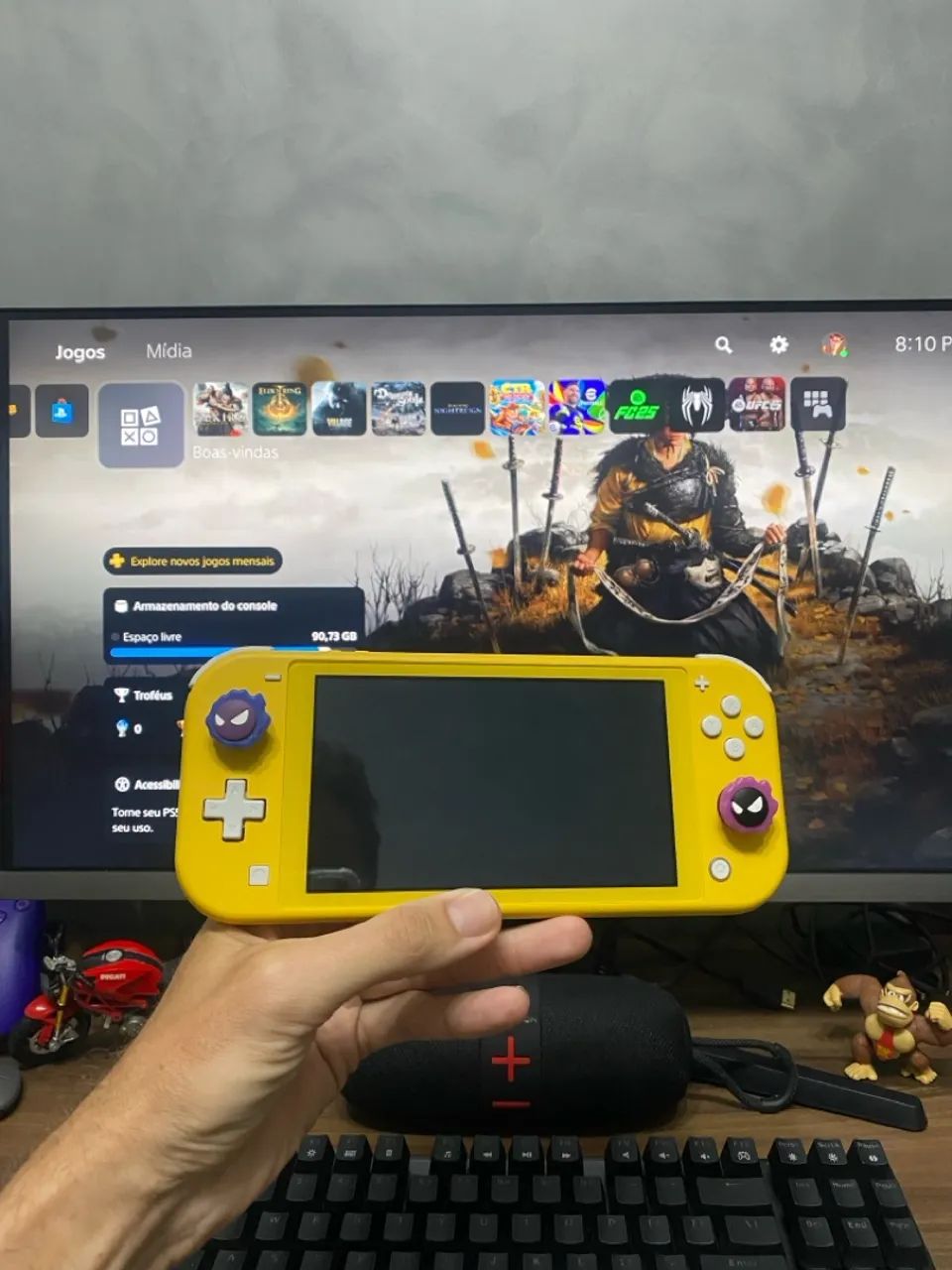 Nintendo Switch Lite Amarelo - Foto 3
