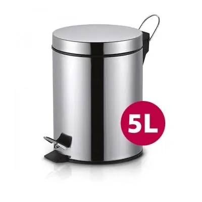 Lixeira Inox 5L. Nova.