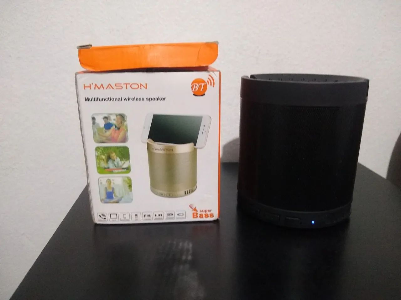 Caixa de som H'MASTON Bluetooth - Foto 4