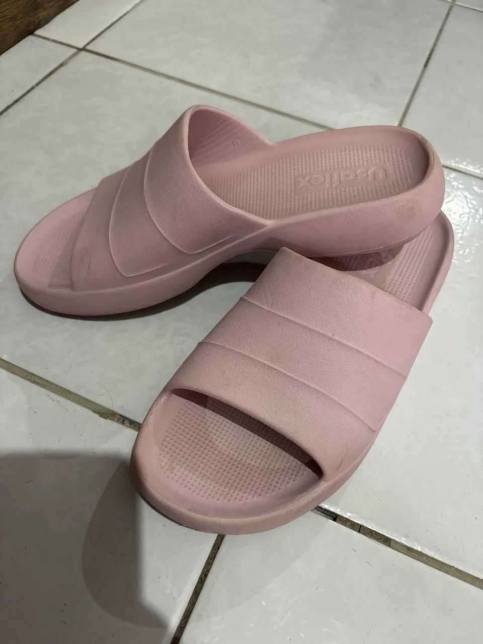 Sandália usaflex rosa
