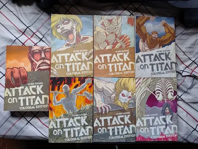 Attack on Titan Colossal Edition Coleção Completa