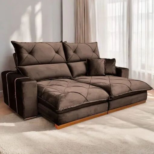 Sofá molas ensacadas e espuma d33 - Foto 3