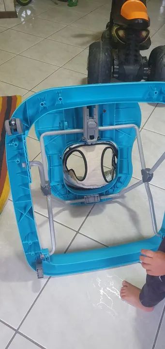 Andador Infantil Carrinho Azul - Foto 4