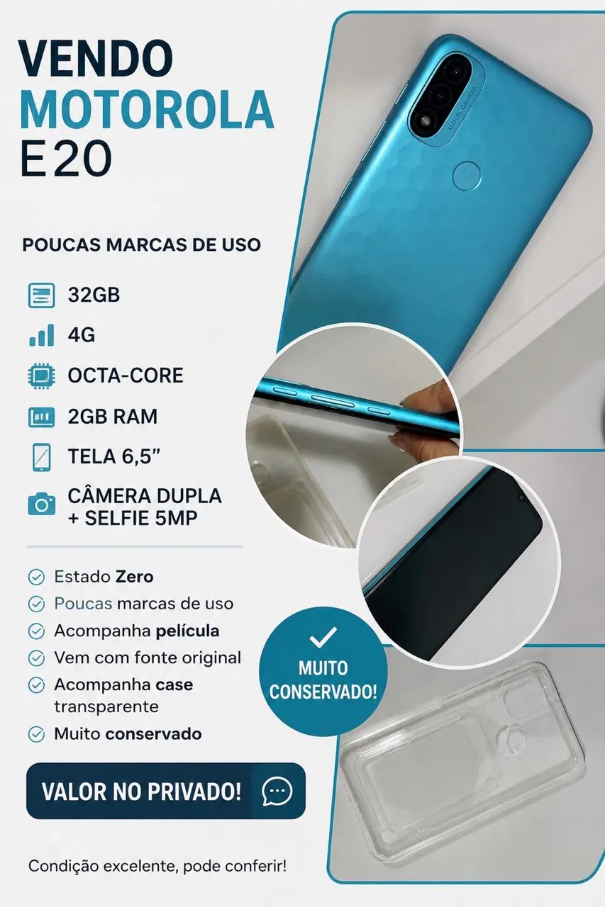Celular Motorola E20 - Foto 3