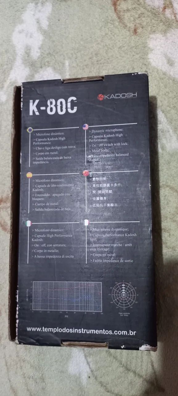 Microfone de Alta Performance k-80c - Foto 2