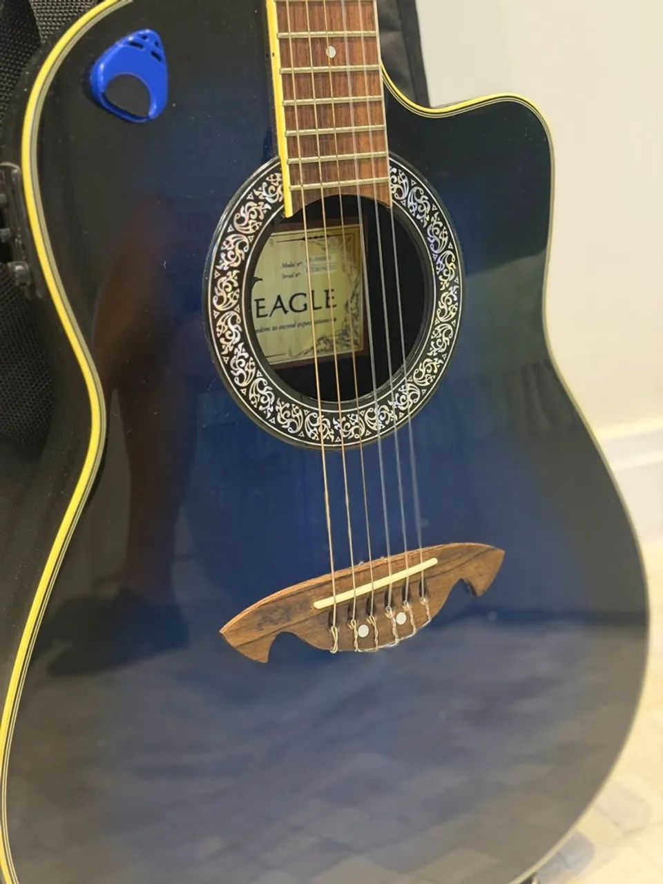 Violão Eagle CH306 BLB (Blue Burst) - Foto 3