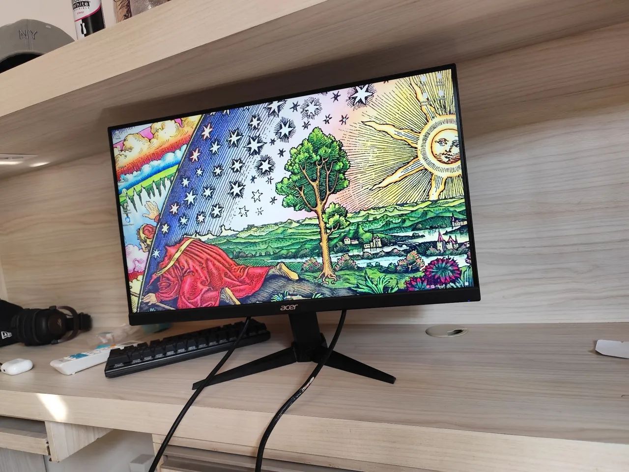 Monitor Acer FullHD 144hz 24 polegadas 