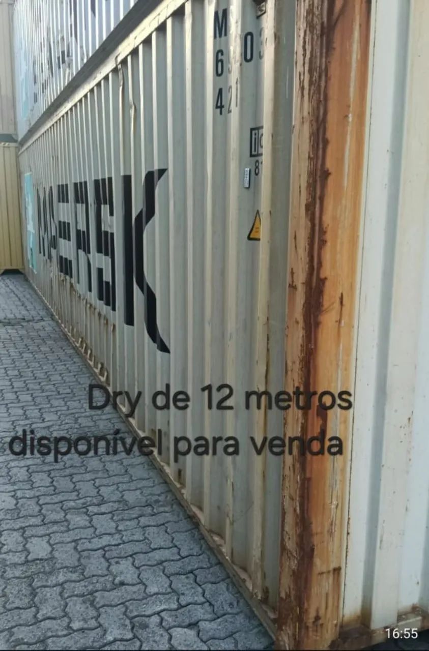 Container dry 12 metros