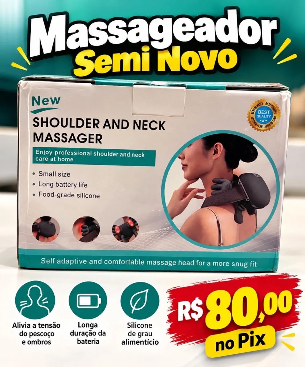 MASSAGEADOR SEMI NOVO 