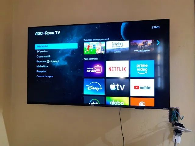 Srmat tv 43 polegadas Roku tv - Foto 2