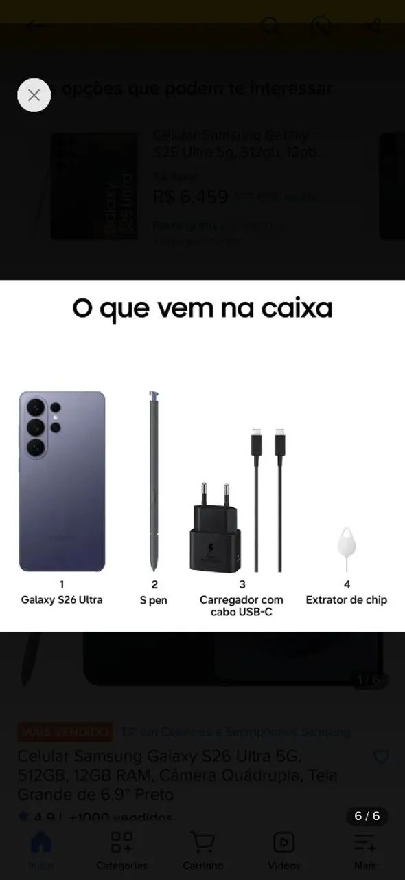 Samsung  galaxy  S26 ultra  - Foto 3