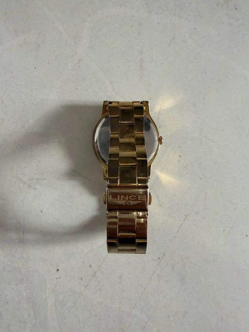 Relógio Lince Dourado - Foto 2