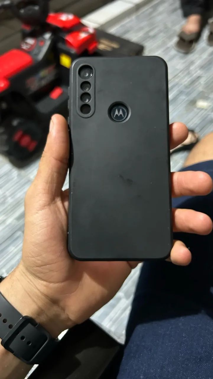 Motorola One Macro 64GB em perfeito estado - Foto 3