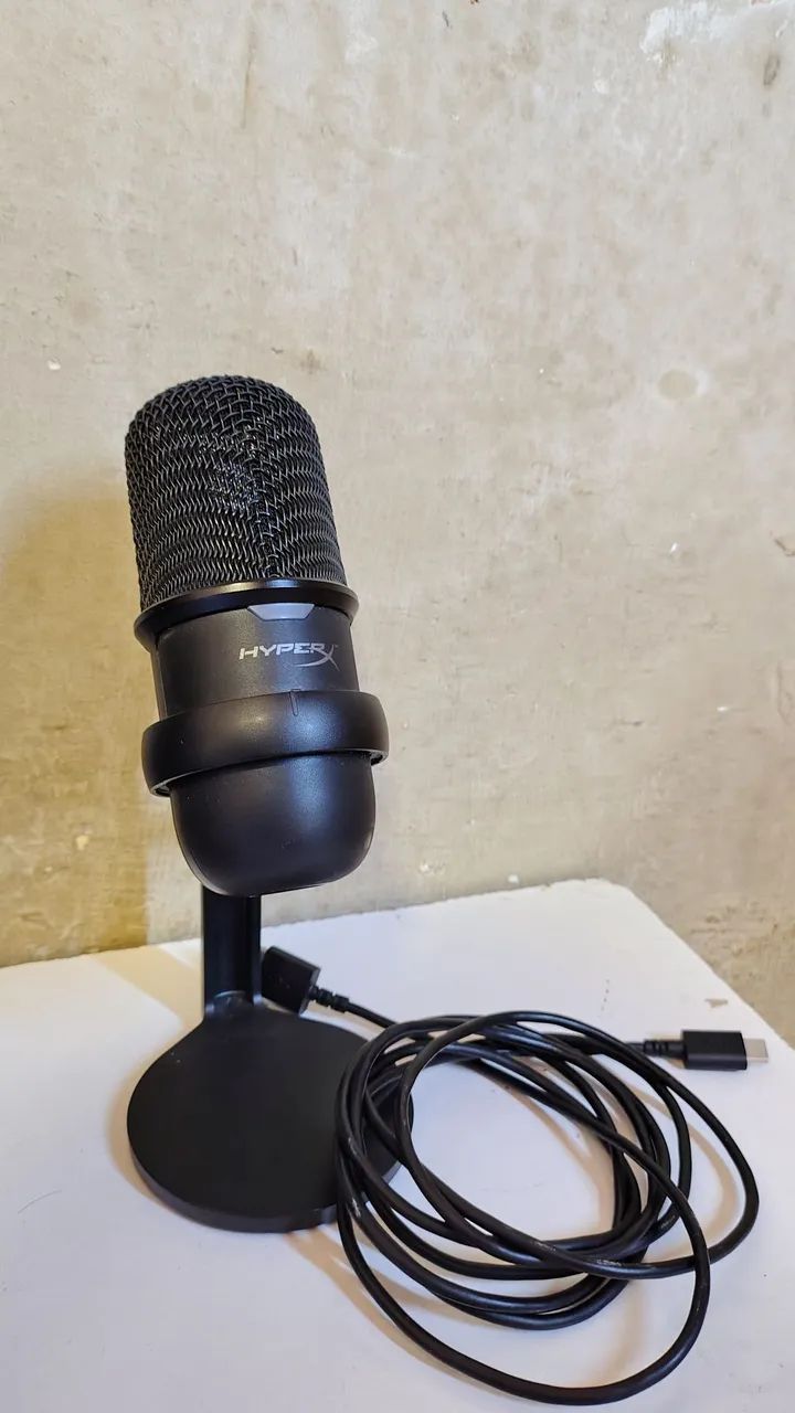 Microfone HyperX SoloCast - VENDA RÁPIDA!  - Foto 4
