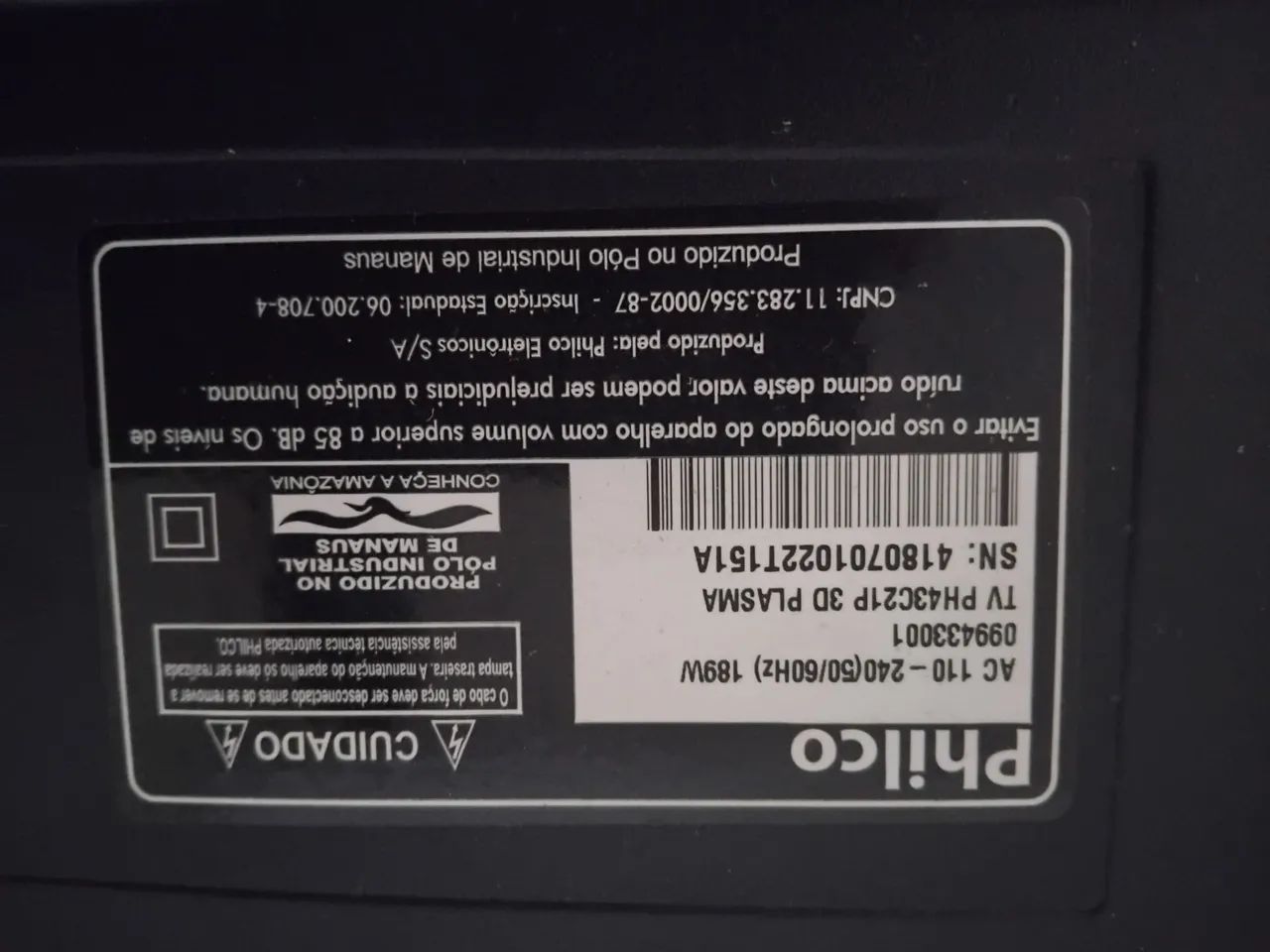 Tv Philco de plasma  43 polegadas #nao é smart#  - Foto 4
