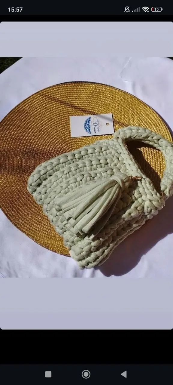 Bolsas de crochê  - Foto 3