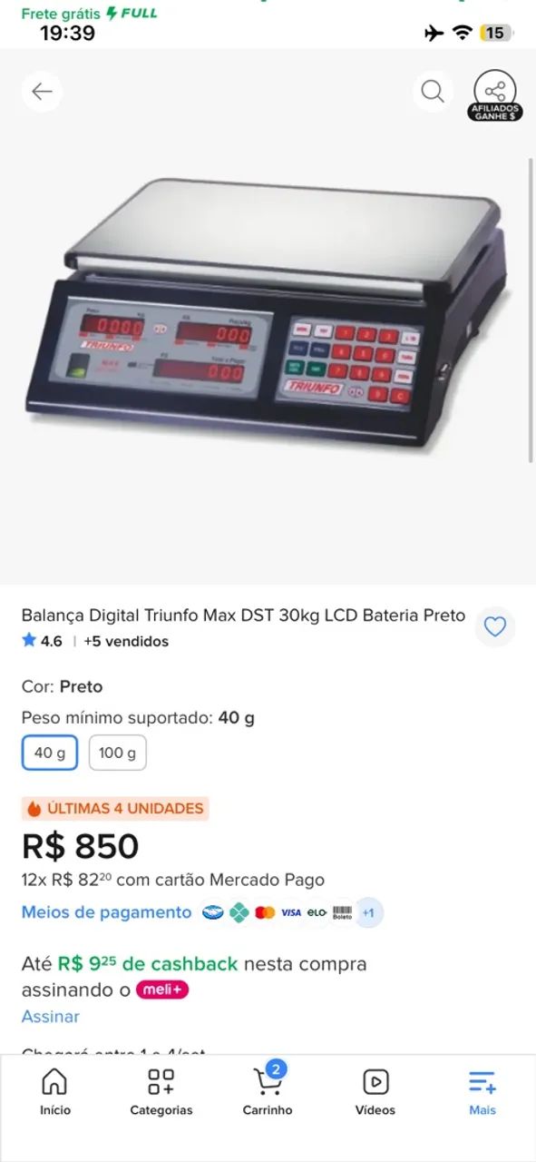 BALANÇA TRIUNFO  - Foto 3