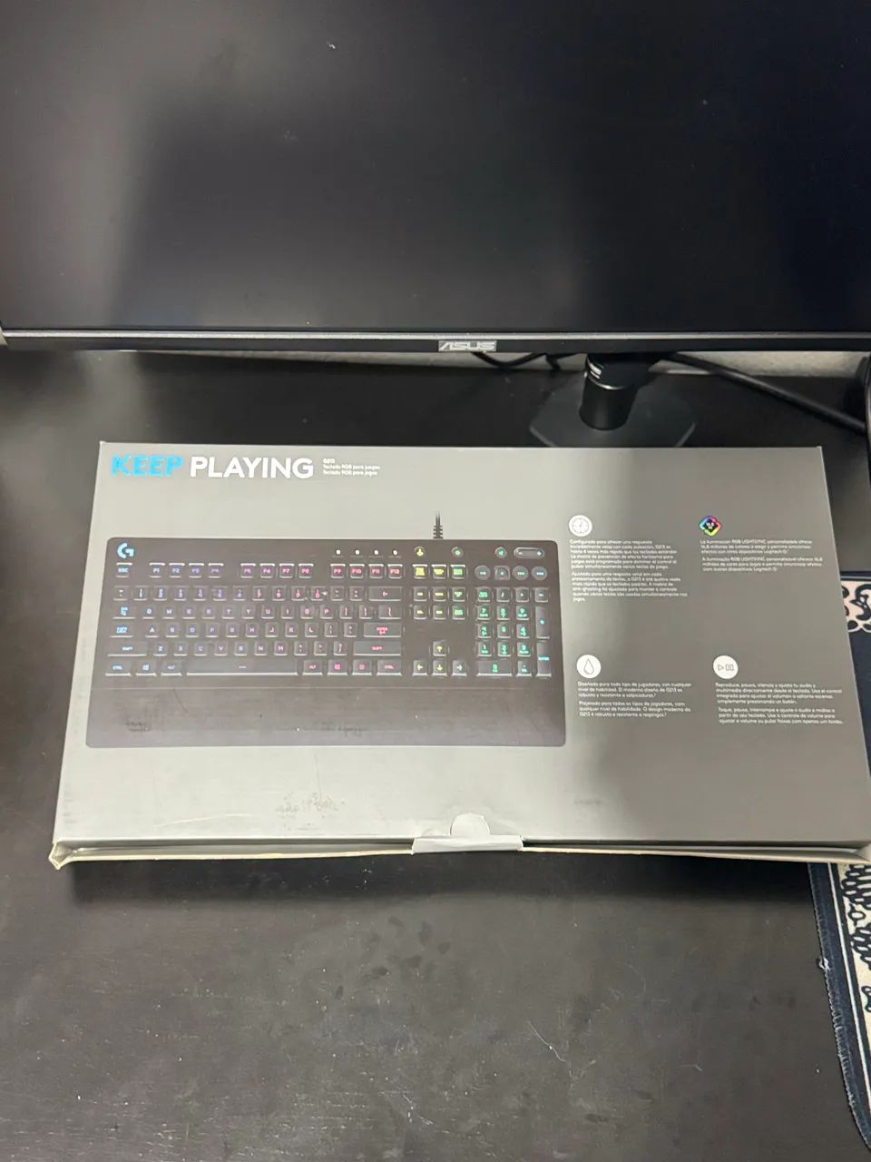 KIT - TECLADO LOGITEC 213 - MAUSE THUNDER- FONE DE BRINDE - Foto 4