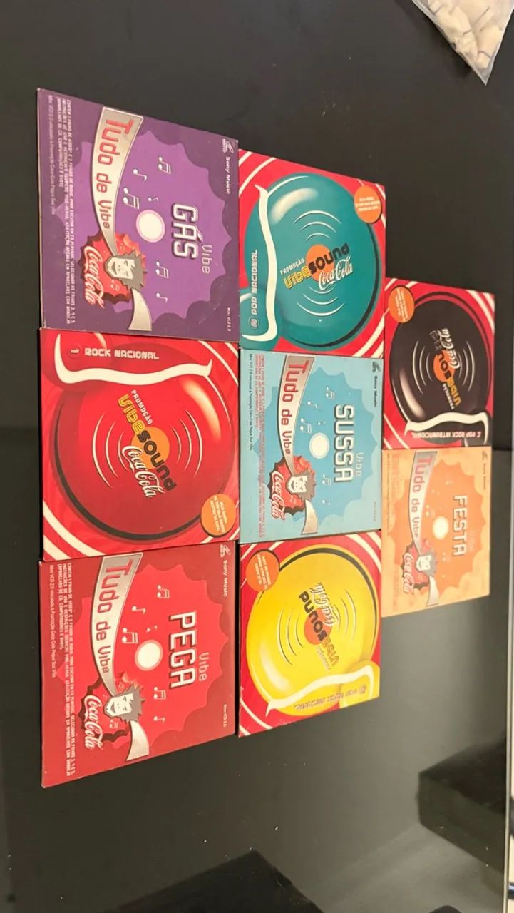 Coleção completa mini cd coca cola
