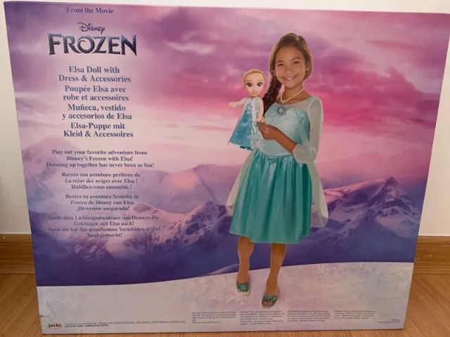 (Novo) Boneca Elsa Frozen Com Acessórios Disney Multikids - Foto 3