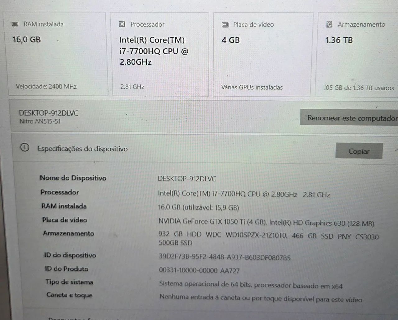 NOTEBOOK GAMER ACER NITRO 5 - Foto 2