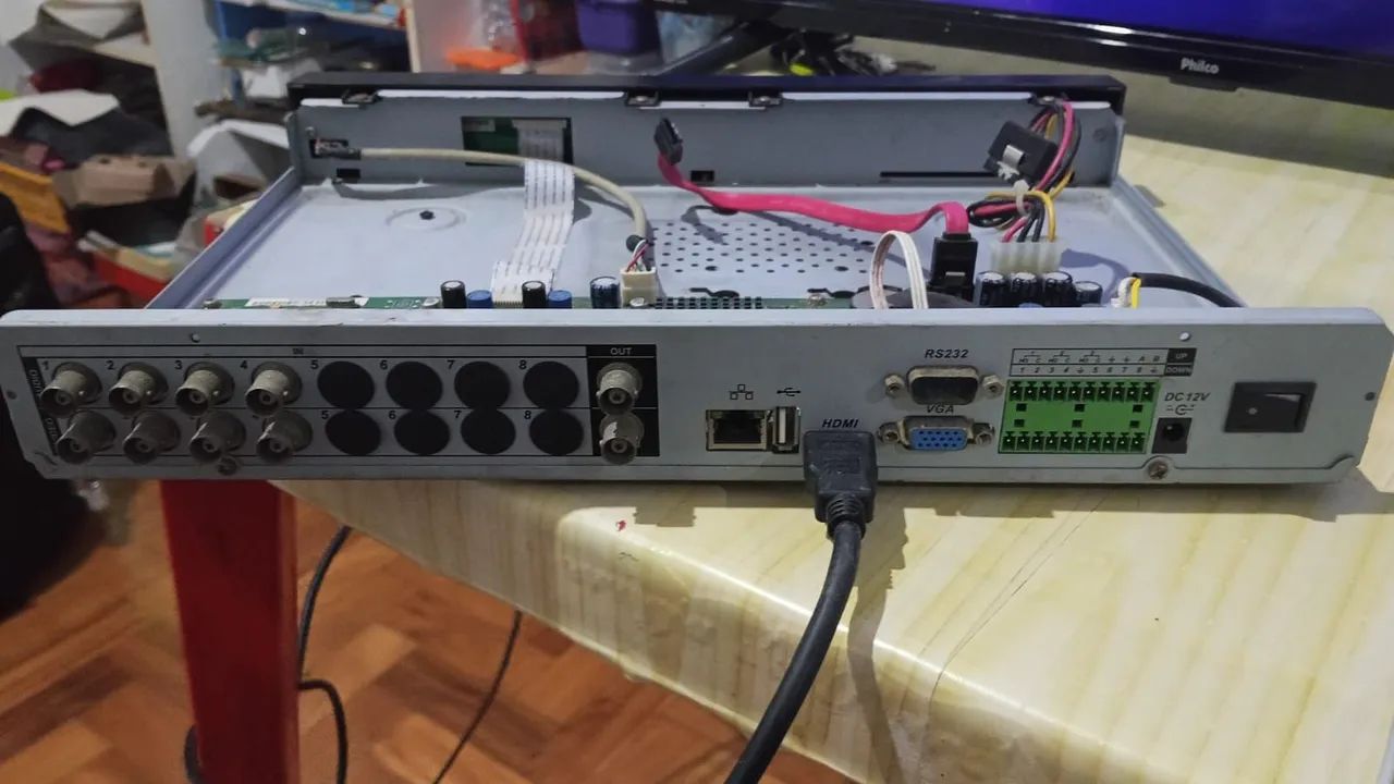 DVR intelbras de 2011 com 4 canais funcionando - Foto 3