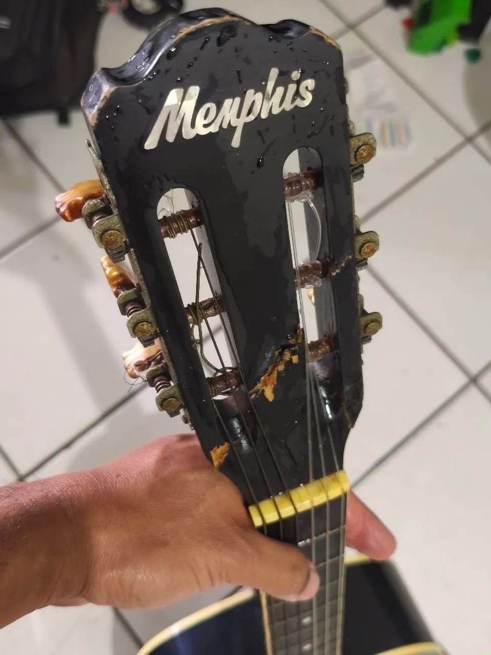 Violão Memphis preto - Foto 4